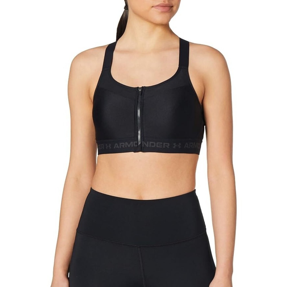 Under Armour Women's High Crossback Zip Bra 34A